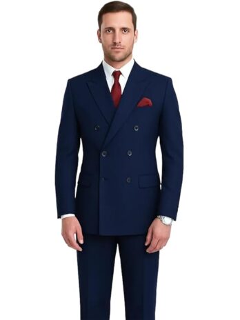 Men’s 2 Piece Double Breasted Suit